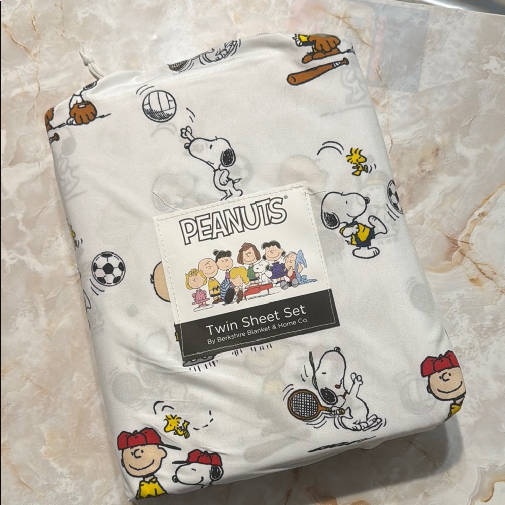 Peanuts : Kids twin size sheet set
